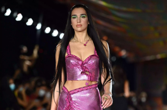 The Versace show marks Dua Lipa’s first time on the runway