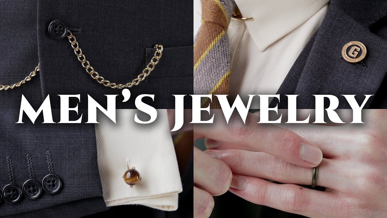 Men’s Jewelry: All About Rings, Chains, & More Accessories