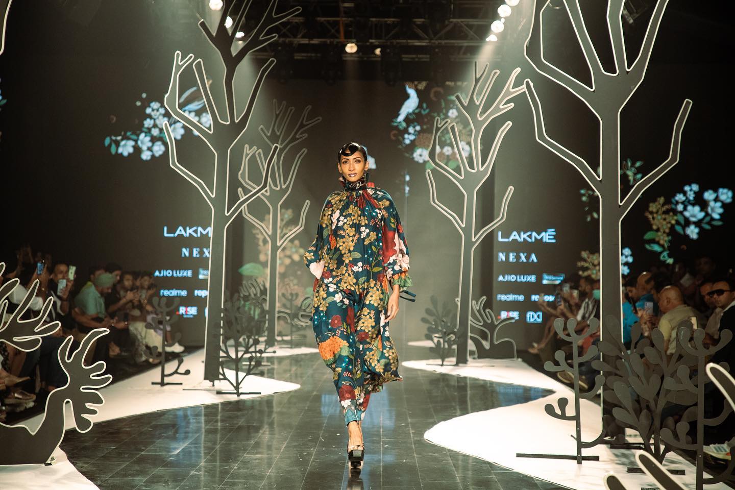 At the FDCI X Lakmé Fashion Week, INIFD presents Gennext Alpona Designs and Shriya Khanna