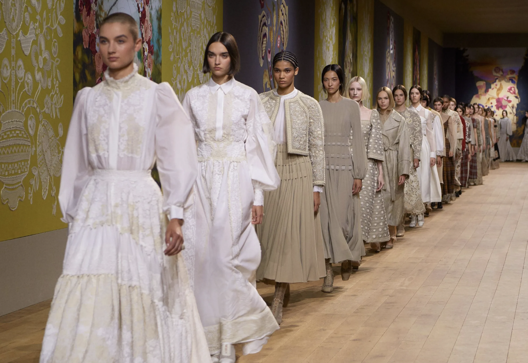 Chanakya, an Indian fashion house, and Dior collaborated to create the Couture A/W 2022-2023 collection