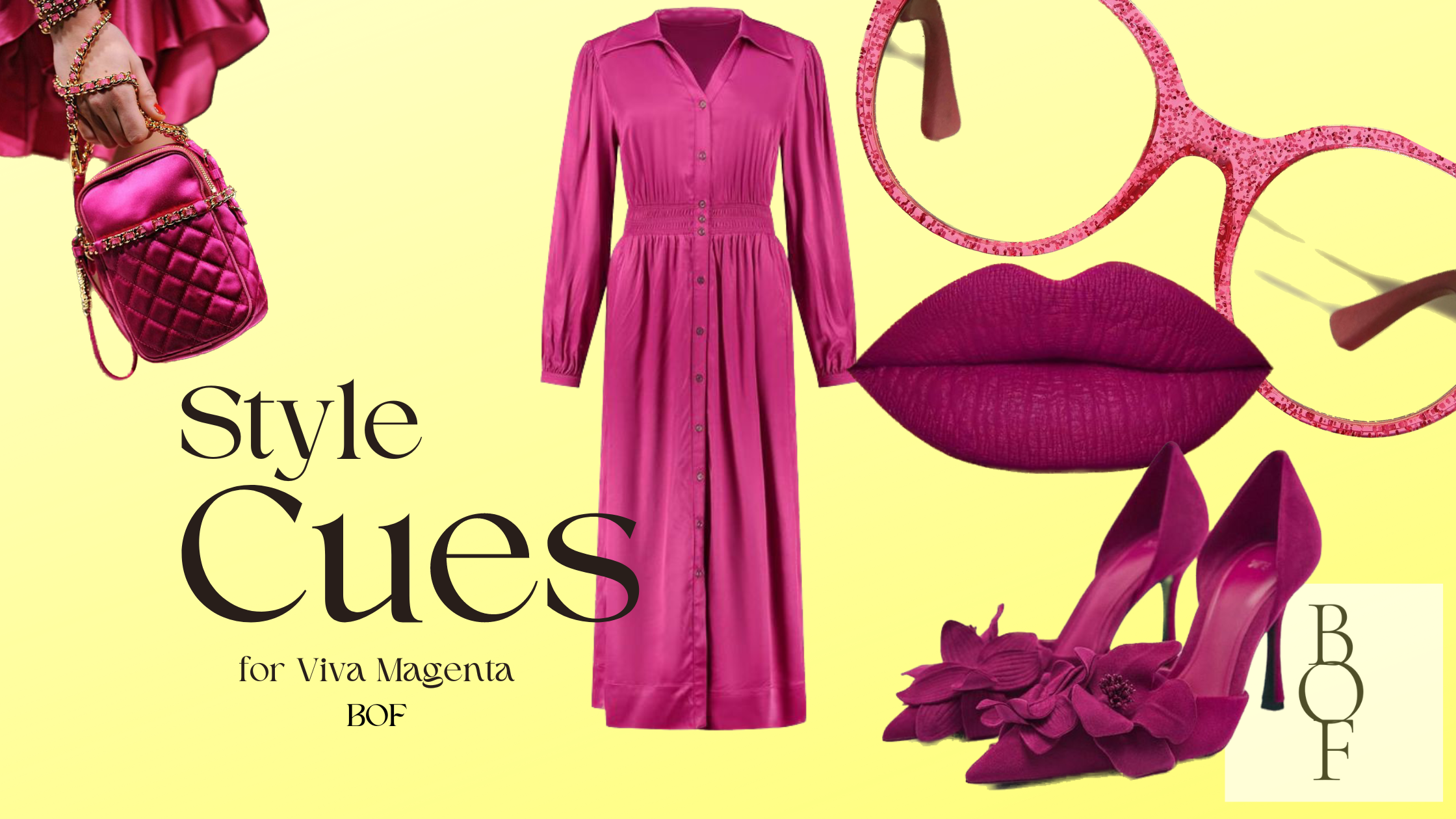 Style Cues for Viva Magenta the colour of 2023